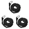 BESPORTBLE 3pcs Elastic Rope Boat Paddle Leash Kayak Canoe Safety Lanyard Carabiner view 1