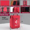 First Aid Trauma Kit,Comprehensive First Aid Kit with Labelled Compartments, Molle System Emergency Kits for Cars, Home, Office, Backpacking, Camping, Traveling, and Cycling-265 Piece view 3