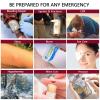 First Aid Trauma Kit,Comprehensive First Aid Kit with Labelled Compartments, Molle System Emergency Kits for Cars, Home, Office, Backpacking, Camping, Traveling, and Cycling-265 Piece view 4