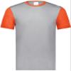 Youth Gameday Vintage Ringer Tee Grey Heather/Orange Heather S view 2
