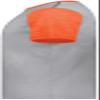 Youth Gameday Vintage Ringer Tee Grey Heather/Orange Heather S view 3