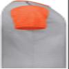 Youth Gameday Vintage Ringer Tee Grey Heather/Orange Heather S view 4