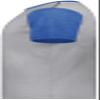 Youth Gameday Vintage Ringer Tee Grey Heather/Royal Heather S view 3