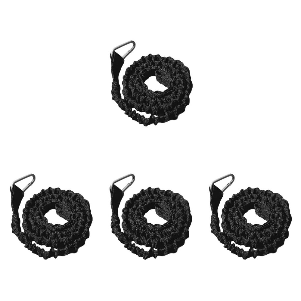 BESPORTBLE 4pcs Kayak Safety Lanyard -Lost Rope for Kayaking Accessories Lightweight Elastic Leash for Easy Access Essential for Boating and Canoeing