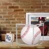 3 Pack Championship Ring Display Case Clear Acrylic Display Case Mini Football Baseball Softball Ring Holder Display Box Single Stand 1 Slot Ring Hole Storage Box Gift for Sports Fans, 2.16 Inch view 3