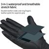 ONNAS Horse Riding Gloves Womens, Touch Screen Equestrian Gloves, Equestrian Riding Gloves Gift for Youth Ladies, Lightweight Windproof Comfortable Cycling Running Climbing, Black view 3