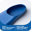 CAPAS Swim Training Fins Comfortable Silicone Lap Swimming Short Blade Floating Flippers with Mesh Bag for Adult Men Women Build Leg Strength view 3