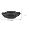 Running Accessory Men's Fanny Waist Pack Stylish and Practical Large Capacity for Key Phone and Id view 2