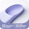 CAPAS Swim Training Fins Comfortable Silicone Lap Swimming Short Blade Floating Flippers with Mesh Bag for Adult Men Women Build Leg Strength view 3