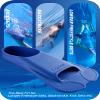 CAPAS Swim Training Fins Comfortable Silicone Lap Swimming Short Blade Floating Flippers with Mesh Bag for Adult Men Women Build Leg Strength view 4