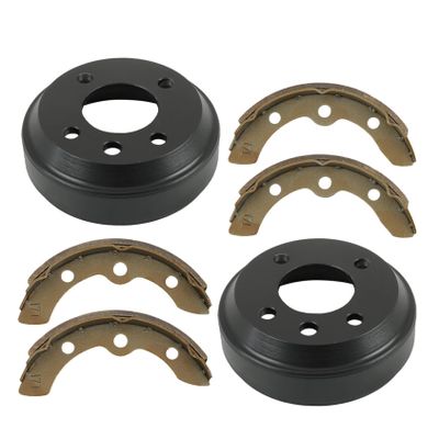 ANTUKO Golf Cart Brake Drums Shoes Kit Replacement for Golf Cart G1, G2, G8, G9 1982-1992 Gas/Electric