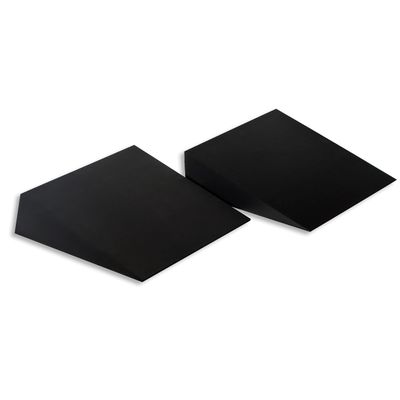 13" Foam Incline Stretch Wedge - Set of 2 - by Trademark Innovations (Black)