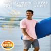 TACVASEN Men's Athletic Shirts Swim Short Sleeve Mens Workout Shirts Quick Dry Fit Running Performance Sun Protection UPF 50+ T-Shirt Light Pink XL view 4