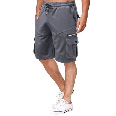 QWENTMTNTY Men's Stretch Twill Cargo Shorts Relaxed Fit Embroidered Flat-Front Shorts Casual Summer 9" Outdoor Work Shorts
