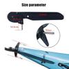 DYK&NX Aluminium Alloy Kayak Rudder, Foot Direction Control Tackle, Lightweight Canoe Boat Tail, for Kayaks, Fishing Boats, Watercraft view 2