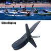DYK&NX Aluminium Alloy Kayak Rudder, Foot Direction Control Tackle, Lightweight Canoe Boat Tail, for Kayaks, Fishing Boats, Watercraft view 3