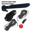 DYK&NX Aluminium Alloy Kayak Rudder, Foot Direction Control Tackle, Lightweight Canoe Boat Tail, for Kayaks, Fishing Boats, Watercraft view 4