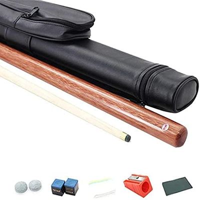 10mm Tip 1/2 Billiard Cue, 15oz 130cm / 51.2" Pool Table Accessory, Explosive Rest and Easy Jump Pool Cue for Adults and Kids Wauvke0721(Color:B;Size:130cm/51.2in)