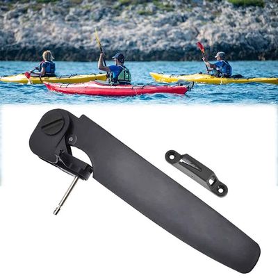 DYK&NX Kayak Rudder Control Sailing, Aluminium Alloy Canoe Rudder, Lightweight Canoe Boat Tail, Foot Direction Control Tackle Kit, for Kayaks, Fishing Boats, Watercraft (Color : 45MM)