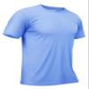 TACVASEN Workout Shirts for Men's Athletic Running Dry Fit Rash Guard for Men Sun Protection Short Sleeve T Shirts UPF 50+ Light Blue XL view 1