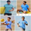 TACVASEN Workout Shirts for Men's Athletic Running Dry Fit Rash Guard for Men Sun Protection Short Sleeve T Shirts UPF 50+ Light Blue XL view 2
