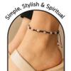 Amazing Gemstone Rose Quartz Anklet Ankle Bracelets for Women - Waterproof Beaded Healing Crystal Anklets, Plus Size Chakra Gemstone Bead Anklet (Stretchy Adjustable - Hand Knotted) view 4