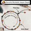 Amazing Gemstone Mookaite Anklet Ankle Bracelets for Women - Waterproof Beaded Healing Crystal Anklets, Plus Size Chakra Gemstone Bead Anklet (Stretchy Adjustable - Hand Knotted) view 3