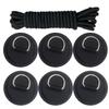 Golden Muhe 6 Pcs Stainless Steel D-Ring PVC Patch & Elastic Bungee Shock Cord for Sup Kayak Paddleboard Inflatable 3.15inch (8cm) GP026 GP026 view 1