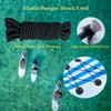 Golden Muhe 6 Pcs Stainless Steel D-Ring PVC Patch & Elastic Bungee Shock Cord for Sup Kayak Paddleboard Inflatable 3.15inch (8cm) GP026 GP026 view 4