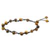 Amazing Gemstone Tigers Eye Anklet Ankle Bracelets for Women - Waterproof Beaded Healing Crystal Anklets, Plus Size Chakra Gemstone Bead Anklet (Stretchy Adjustable - Hand Knotted) view 2