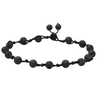 Amazing Gemstone Lava Stone Anklet Ankle Bracelets for Women - Waterproof Beaded Healing Crystal Anklets, Plus Size Chakra Gemstone Bead Anklet (Stretchy Adjustable - Hand Knotted)