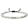 Amazing Gemstone Howlite Anklet Ankle Bracelets for Women - Waterproof Beaded Healing Crystal Anklets, Plus Size Chakra Gemstone Bead Anklet (Stretchy Adjustable - Plain) view 1