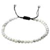 Amazing Gemstone Howlite Anklet Ankle Bracelets for Women - Waterproof Beaded Healing Crystal Anklets, Plus Size Chakra Gemstone Bead Anklet (Stretchy Adjustable - Plain) view 2