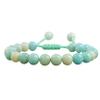 Amazing Gemstone Amazonite Bracelet for Women Men's Gifts - Protection Healing Crystal Bracelet - 8mm Gemstone Beaded Adjustable Bracelet Pulseras Para Hombres Mujer Stocking Stuffers view 1