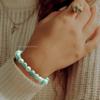 Amazing Gemstone Amazonite Bracelet for Women Men's Gifts - Protection Healing Crystal Bracelet - 8mm Gemstone Beaded Adjustable Bracelet Pulseras Para Hombres Mujer Stocking Stuffers view 4