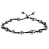 Amazing Gemstone Silver Hematite Anklet Ankle Bracelets for Women - Waterproof Beaded Healing Crystal Anklets, Plus Size Chakra Gemstone Bead Anklet (Stretchy Adjustable - Hand Knotted) view 1