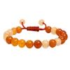 Amazing Gemstone Carnelian Bracelet for Women Men's Gifts - Protection Healing Crystal Bracelet - 8mm Gemstone Beaded Adjustable Bracelet view 1