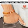 Amazing Gemstone Carnelian Bracelet for Women Men's Gifts - Protection Healing Crystal Bracelet - 8mm Gemstone Beaded Adjustable Bracelet view 4