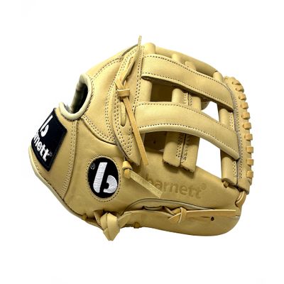 FL-117 RH Baseball and Softball Glove, Leather, Infield/Fastpitch 11.7", Beige (RH - Left Hand Throw)