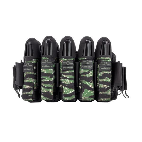 Valken Fate GFX 5+8 Paintball Harness (Tiger Stripe)