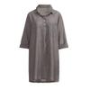 Casual Dress for Women Loose Solid Color Button Shirt Dress Plus Size 3/4 Sleeve Pocket Dresses XL-5XL view 3