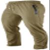 Men's Lightweight Quick Dry Hiking Running Pants Outdoor Sports Breathable Zipper Pockets Athletic Work Pants Khaki M view 1