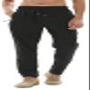 Men's Lightweight Quick Dry Hiking Running Pants Outdoor Sports Breathable Zipper Pockets Athletic Work Pants Black M view 2