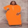 AIIYYQB Women's Casual Loose Plus Size Maxi Dress Faith Print Long Sleeve Baggy Summer Long T-Shirt Tunic Dress with Pockets view 4