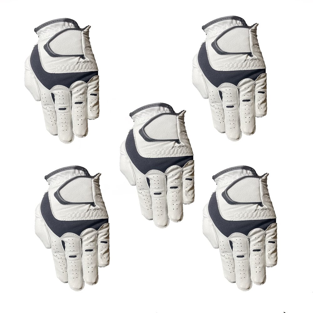 5 - All Weather Synthetic Golf Gloves (4XL, 5 Pack - Worn on Left Hand)