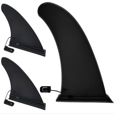 Anfyko Paddle Board Fins Replacement Set of 3 (1P 9" & 2P 5"), Side Fins fit 1.18 inch (30mm) Opening Base, Nylon Fiberglass Reinforced Paddleboard Fin for Most ISUP, Inflatable Paddleboard