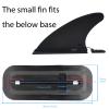 Anfyko Paddle Board Fins Replacement Set of 3 (1P 9" & 2P 5"), Side Fins fit 1.18 inch (30mm) Opening Base, Nylon Fiberglass Reinforced Paddleboard Fin for Most ISUP, Inflatable Paddleboard view 3