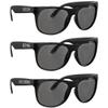 Elegant Black Glitter Groom & Crew Party Glasses Set - Pack of 6 - Stylish & Fun Accessory, Lightweight Frame - Perfect for Wedding Celebrations view 1