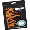 Rhode Island Novelty Flame Face Mask Adult Size view 2