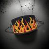 Rhode Island Novelty Flame Face Mask Adult Size view 3
